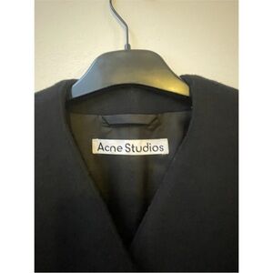 Fabulous Acne Black Button-Up Vest